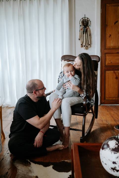 retrato familiar de acompanhamento 6 meses'