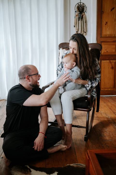 sessão de foto de acompanhamento familiar'