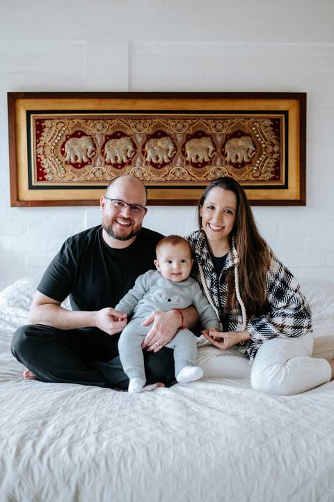 retrato familiar de acompanhamento 6 meses'