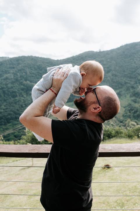 retrato pai e filho'