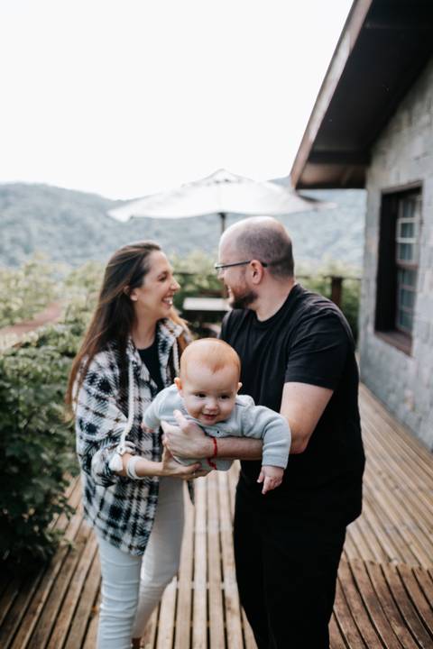 ideia criativa de foto acompanhamento 6 meses'