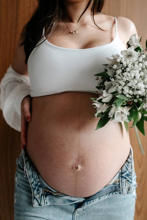 ensaio gestante em casa em São Paulo'