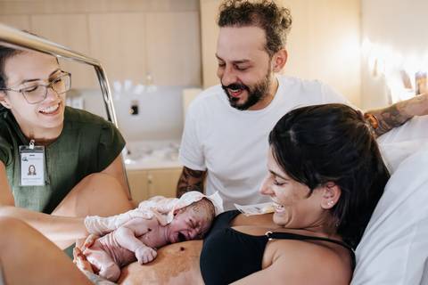 sessão de foto de parto normal em Santos'