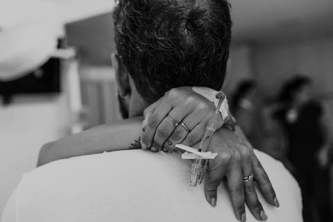 foto de detalhes de parto normal em Santos'