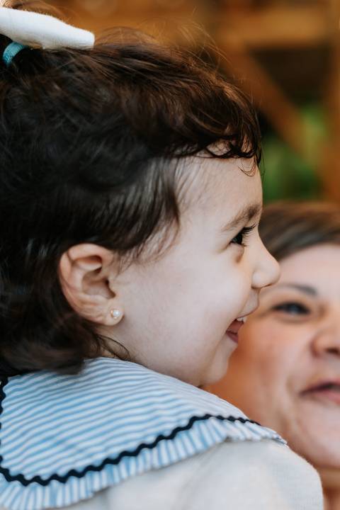 Registro espontâneo da Zoe durante seu aniversário de 3 anos'