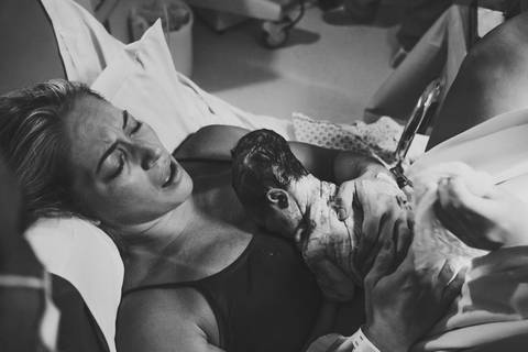 fotografia de parto humanizado em santos'