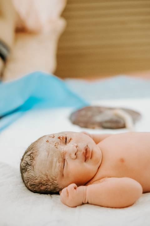 fotografia de parto domiciliar na praia grande'