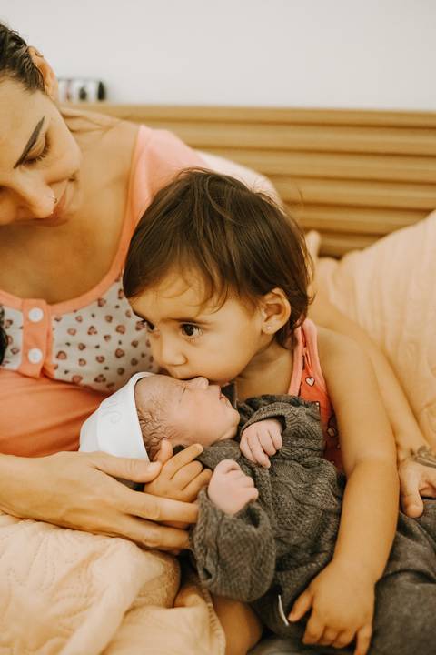 fotografia de parto natural em casa'