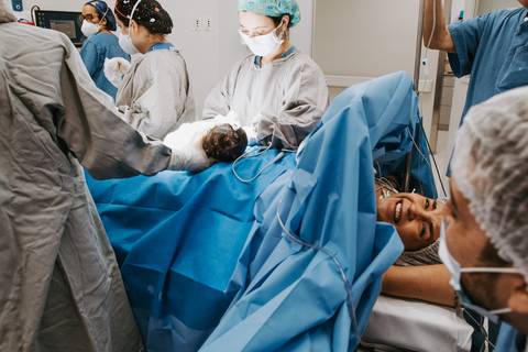 fotografia de parto em santos'