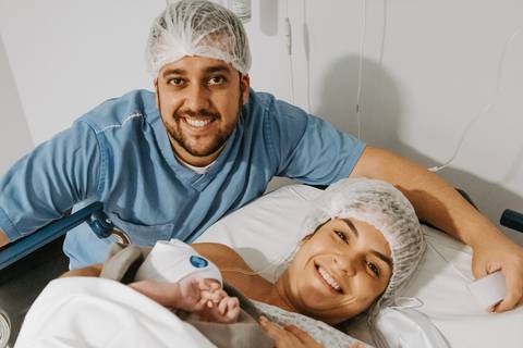 fotografia de parto pro matre'