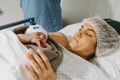 fotografia de parto pro matre'