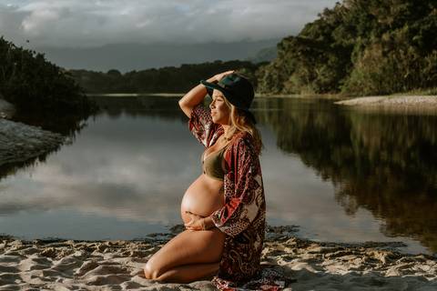 ensaio gestante na praia litoral sp
'