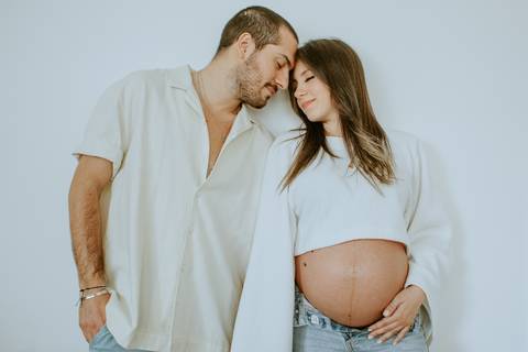 ensaio gestante em casa
'