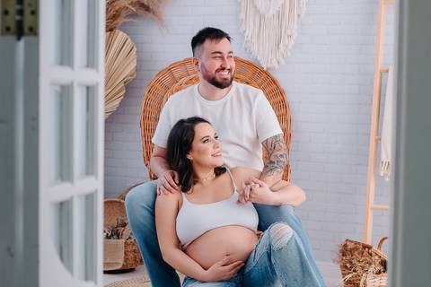 ensaio gestante estudio e externo em santos'