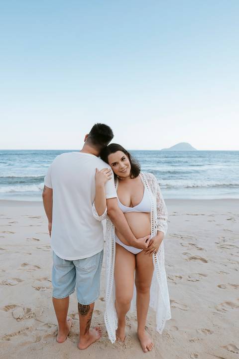 ensaio gestante praia litoral de sp
'