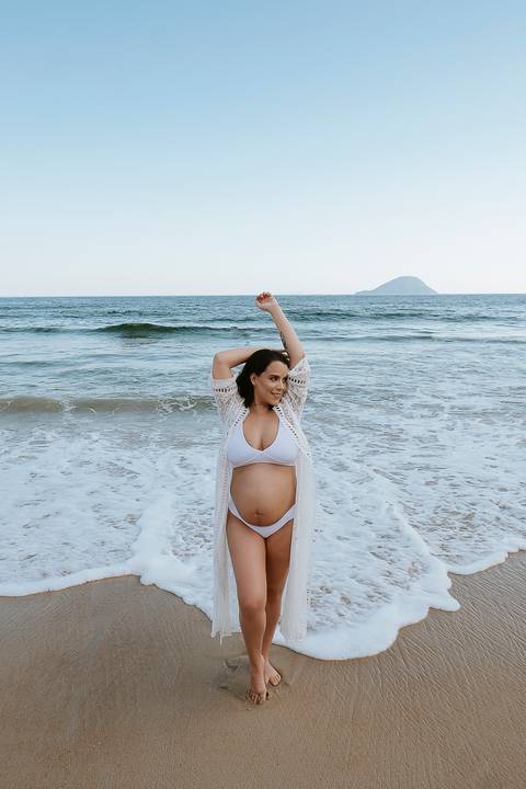 ensaio gestante praia litoral de sp
'