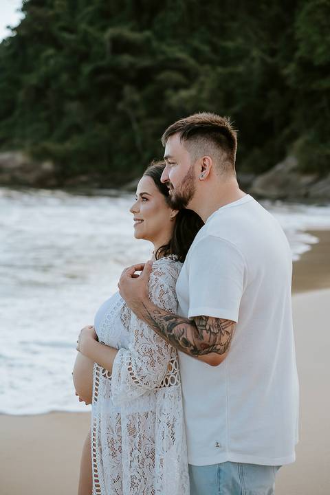 ensaio gestante praia litoral de sp
'