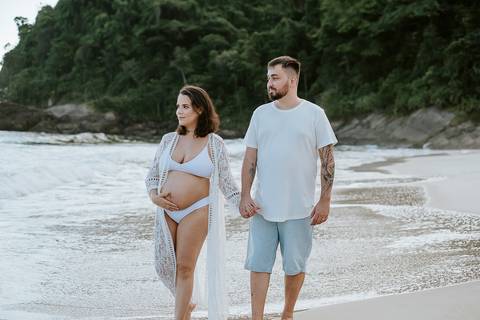 ensaio gestante praia litoral de sp
'