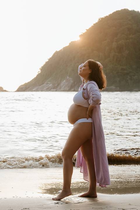 ensaio gestante praia litoral de sp
'