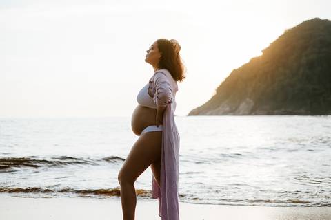 ensaio gestante praia litoral de sp
'