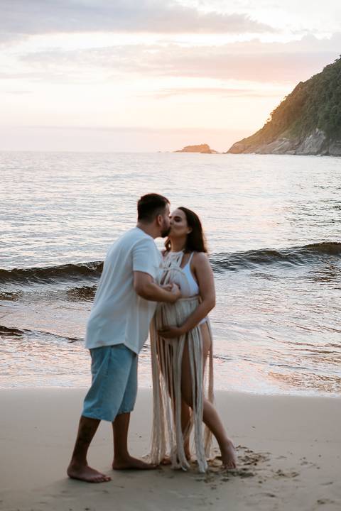 ensaio gestante praia litoral de sp
'