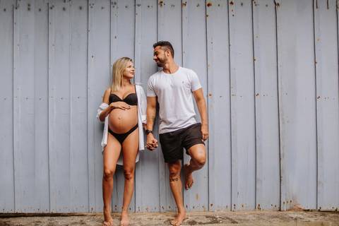 ensaio gestante na praia
'