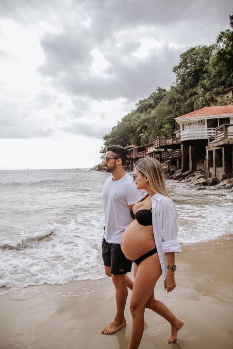 ensaio gestante na praia
'
