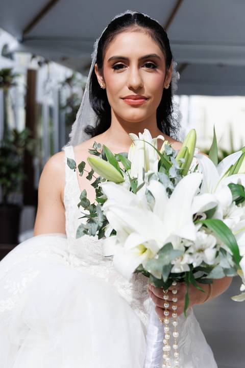 Noiva pronta para o casamento no Juma Opera Hotel em Manaus.'