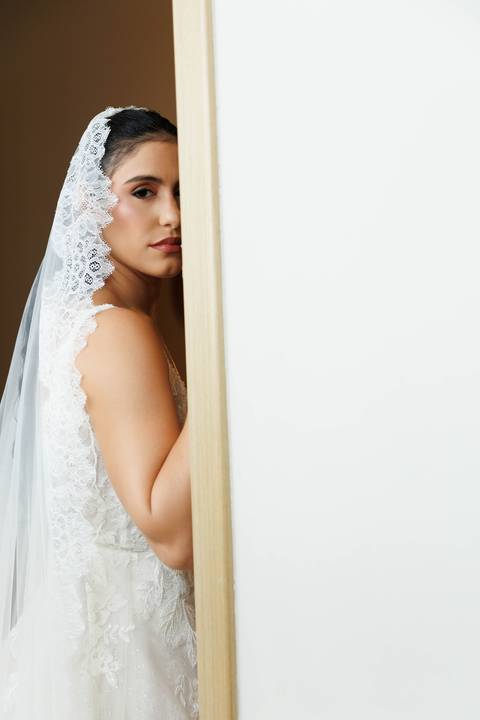 Noiva pronta para o casamento no Juma Opera Hotel em Manaus.'