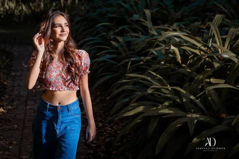 Debutante na natureza'