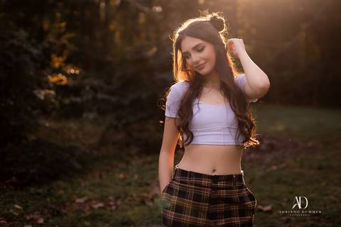 Foto de debutante com sol'