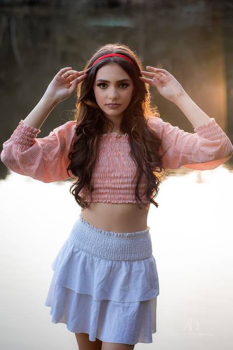 foto de 15 anos no por do sol'