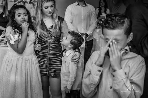 Emoção dos convidados'