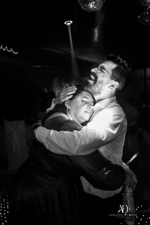 Pai e mãe da debutante'