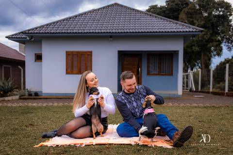 foto na casa do casal'