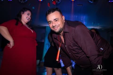 convidados na festa'