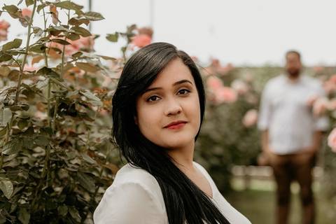 noiva posando para foto'