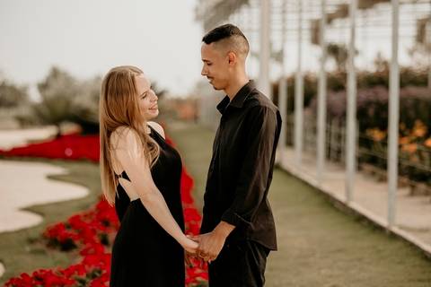 Look diferente para pré-wedding'