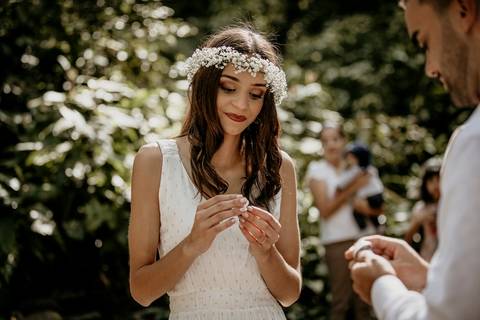 Primeira ceia do casal'