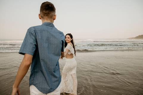 Préwedding na Praia de Iporanga'