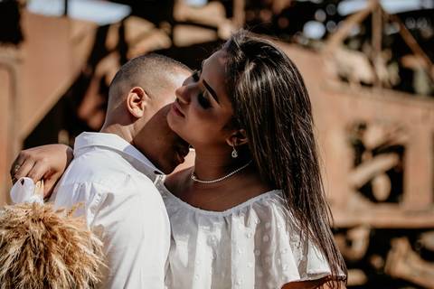 Fotos de casal em Paranapiacaba'