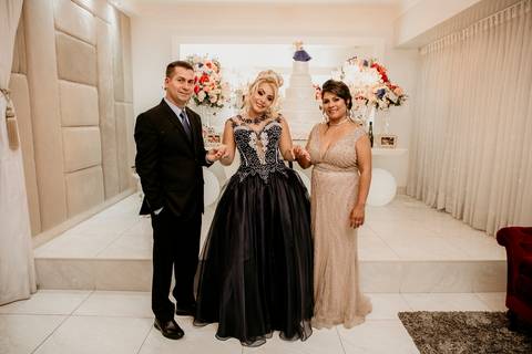 Foto Vestido da mãe da debutante'