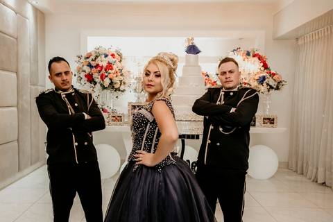 Roupas príncipes festa de 15 anos'