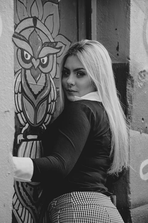 Foto no beco do batman'