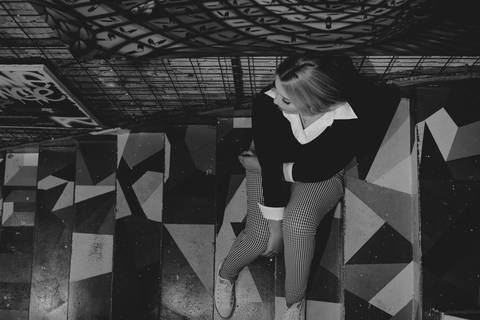 Foto debutante preta e branca'