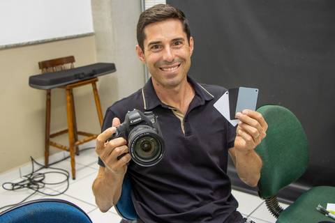 Participante no Workshop O Dominio da Luz'