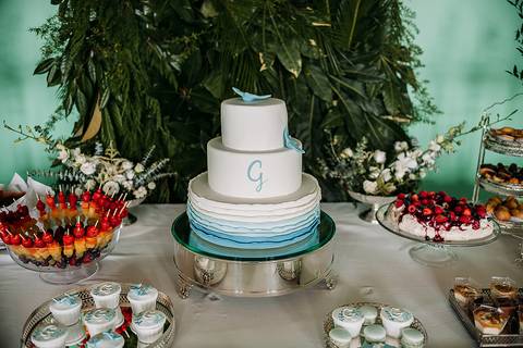 Fotografia de Batizado - bolo'