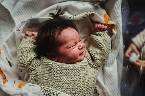 Sessão Fotográfica das primeiras 48 horas da Amélia'