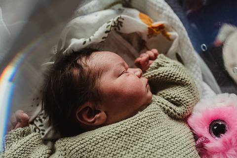 Sessão Fotográfica das primeiras 48 horas da Amélia'