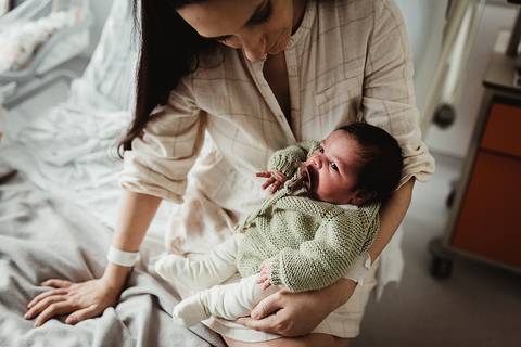 Sessão Fotográfica das primeiras 48 horas da Amélia'